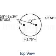 Firestone Replacement Air Spring - 1/2" NPT